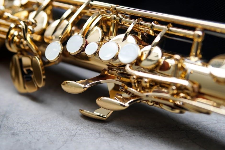 saxophone fingering chart pdf